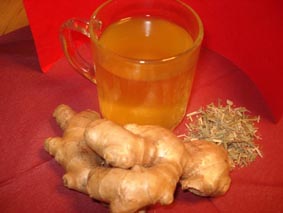 Hot Ginger Lemon Drink